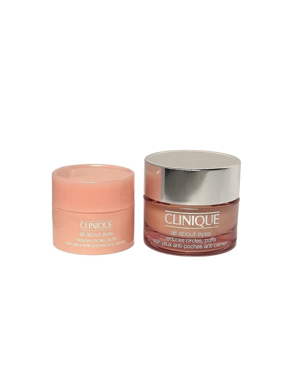 Clinique All About Eyes Reduce Puffy Eye Circles 5ml and 15ml Travel Size Set